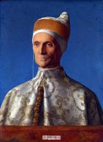 欧洲12-19世纪油画一_BELLINI, Giovanni - 1500-09 - Portrait of Doge Leonardo Loredan